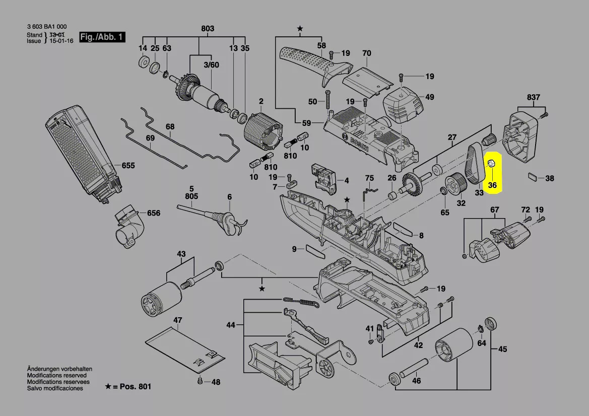 Ecrou réf. 1 619 X06 352 Bosch